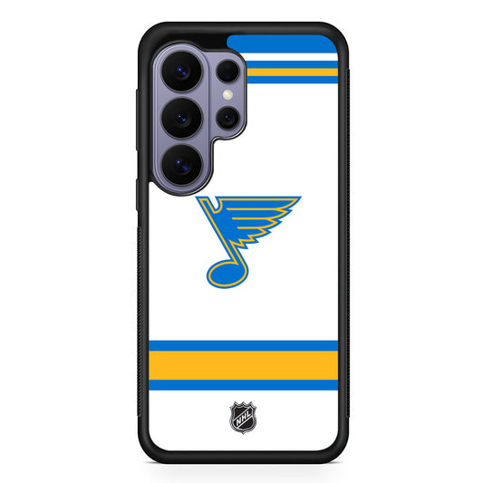 NHL St Louis Blues White Samsung Galaxy S26 Ultra Case | Protective Rubber Cover