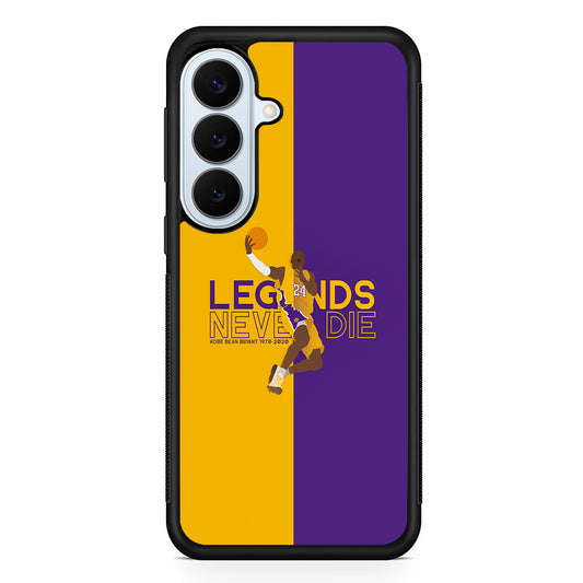 Legend Kobe Bryant 24 Lakers Samsung Galaxy S26 Plus Case | Slim Protective Rubber Cover