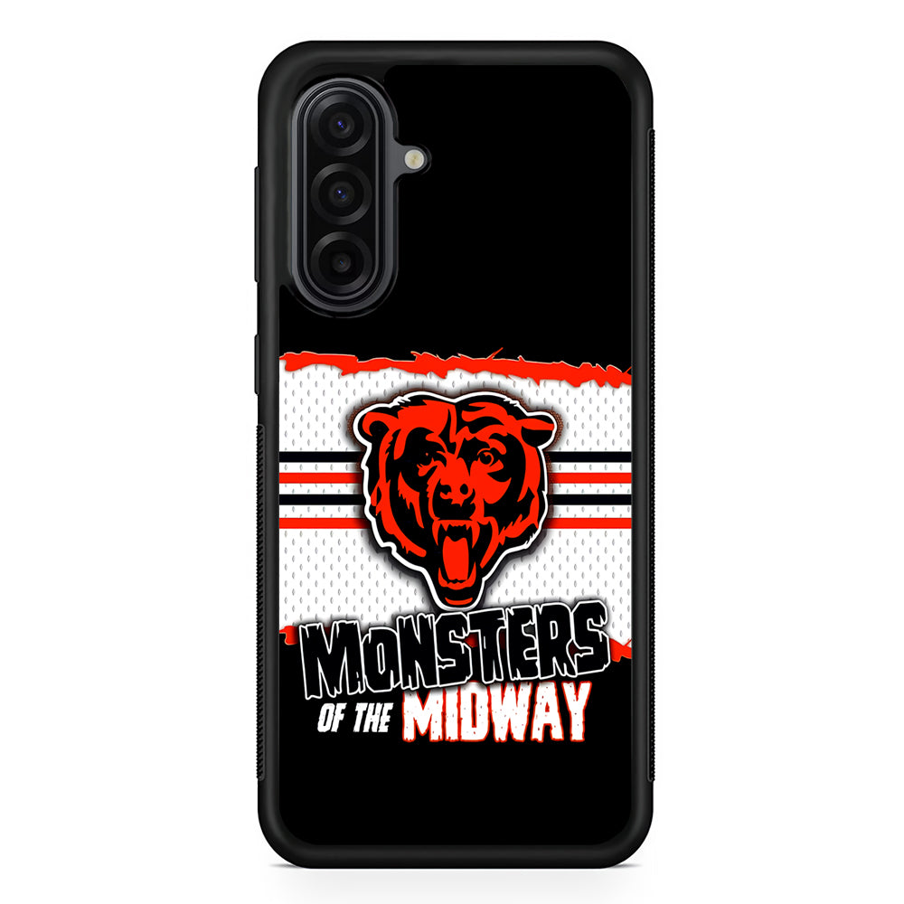 NFL Chicago Bears Monsters Samsung Galaxy A17 Case | Durable Rubber Samsung Galaxy A17 Phone Case