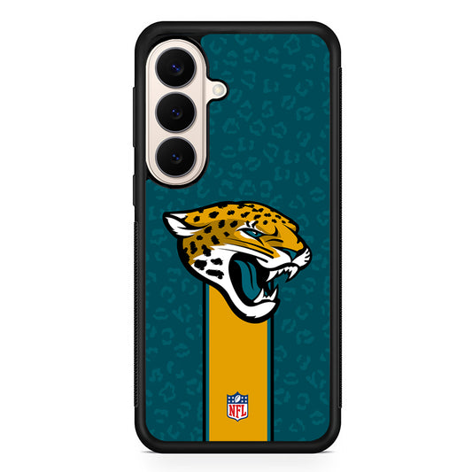 NFL Jacksonville Jaguars Pattern Samsung Galaxy S26 Case | Durable Protective Rubber Cover