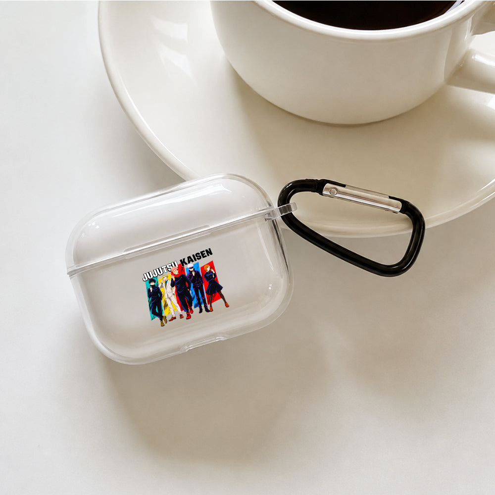 Jujutsu Kaisen Character Protective Apple AirPods Pro 3 Clear Case | Shockproof Cover
