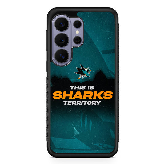 NHL San Jose Sharks Territory Samsung Galaxy S26 Ultra Case | Protective Rubber Cover