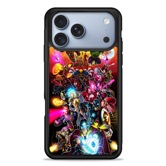 Marvel Avengers Alliance Assemble iPhone 18 Pro Case - iPhone 18 Pro Silicone Case