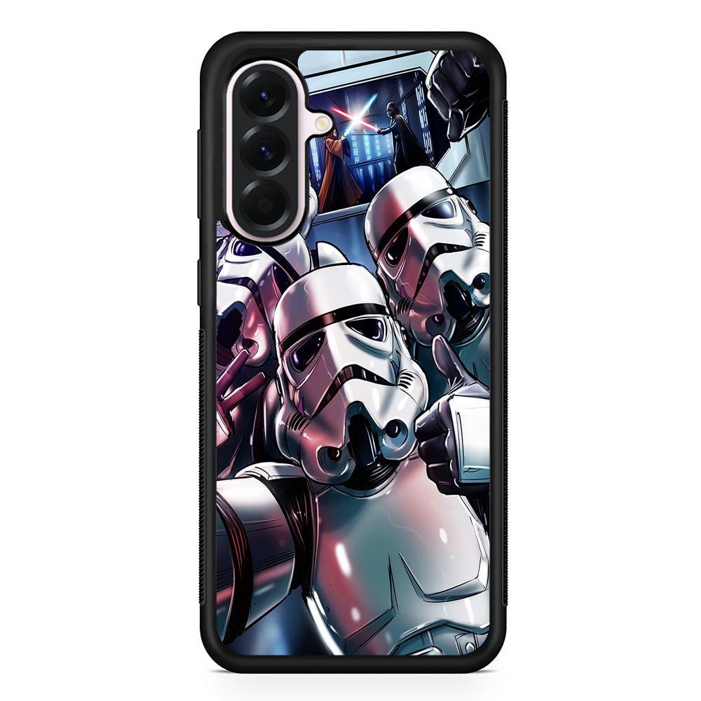 Star Wars Stormtrooper Selfie Samsung Galaxy A56 Case | Samsung Galaxy A56 Protective Rubber Case
