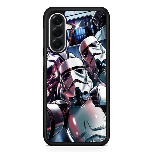 Star Wars Stormtrooper Selfie Samsung Galaxy A56 Case | Samsung Galaxy A56 Protective Rubber Case
