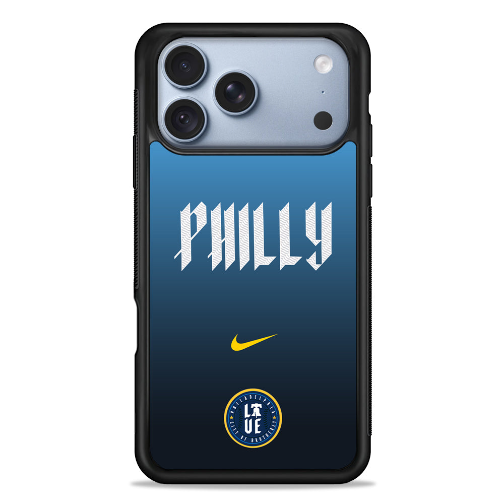 MLB Philadelphia Phillies Gradient Nike iPhone 18 Pro Case - iPhone 18 Pro Silicone Case
