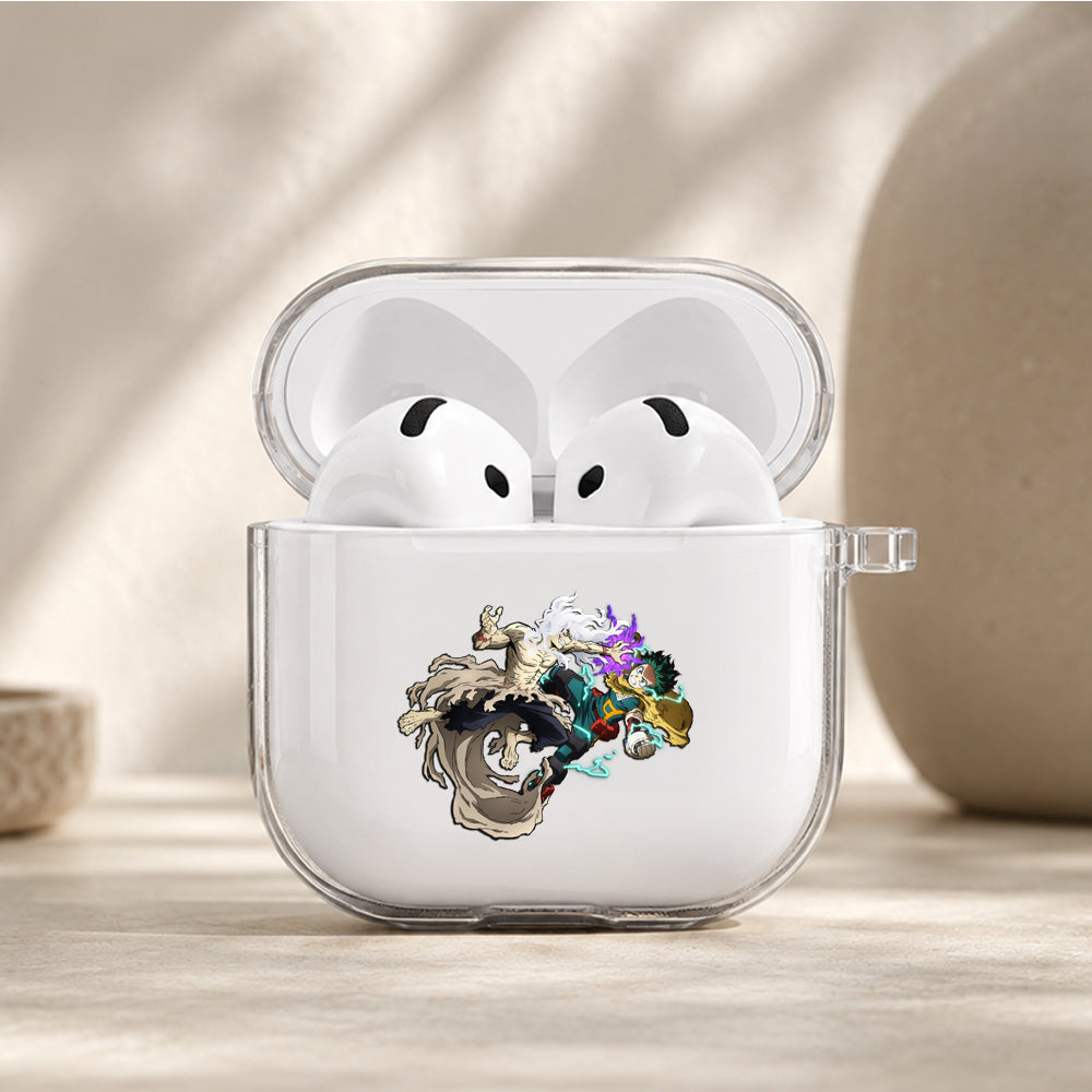 My Hero Academia Fated Rivals Protective Apple Airpods 4 Clear Case - Durable Clear Protection