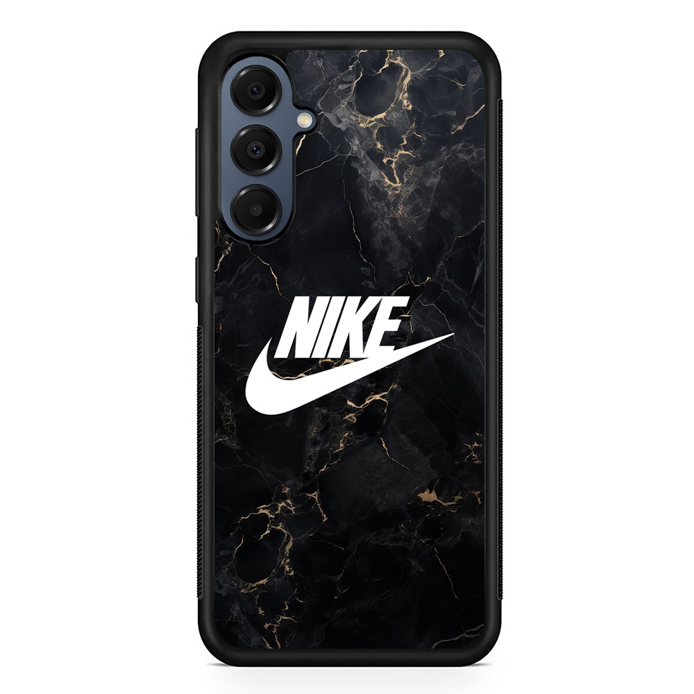Nike Logo Black Stone Marble Samsung Galaxy A16 Case | Slim Protective Cover for Samsung Galaxy A16