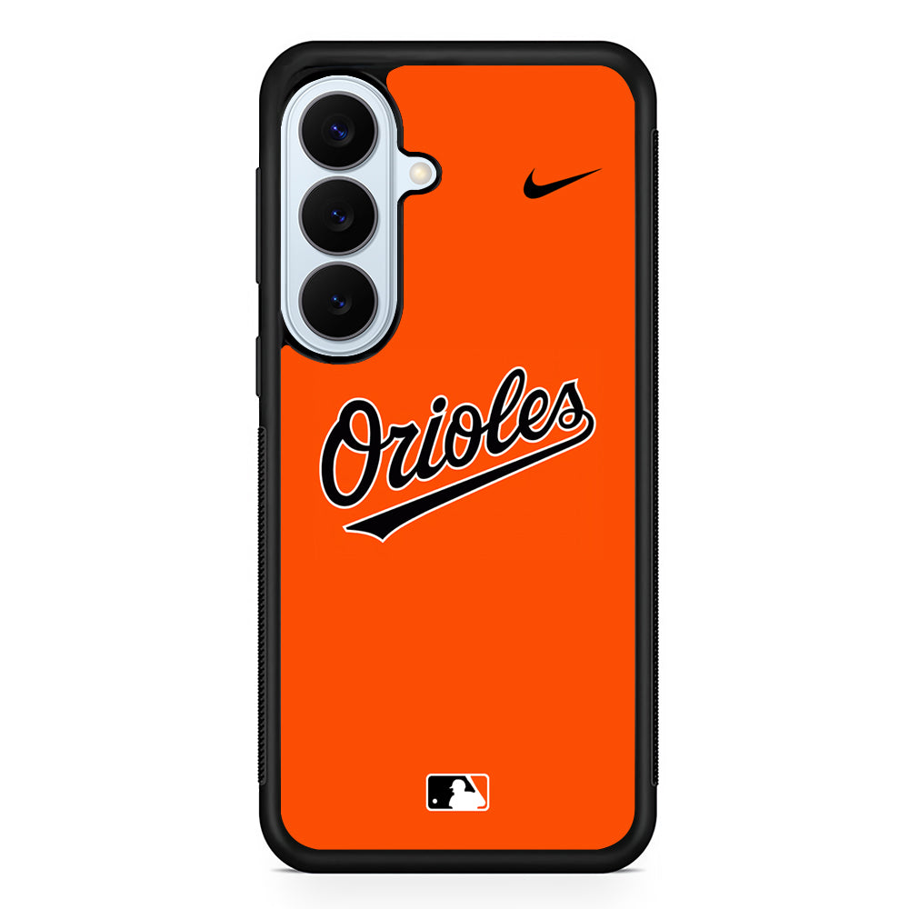 MLB Baltimore Orioles Orange Nike Samsung Galaxy S26 Plus Case | Lightweight Protective Phone Cover