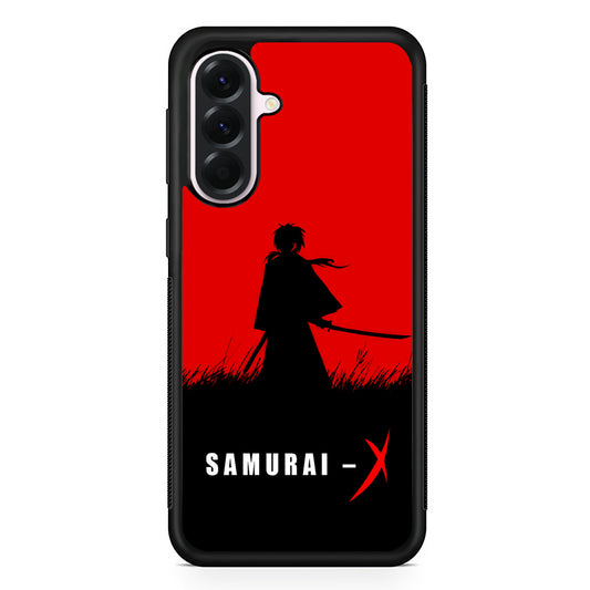 Samurai X Silhouette Poster Samsung Galaxy A56 Case | Samsung Galaxy A56 Protective Rubber Case