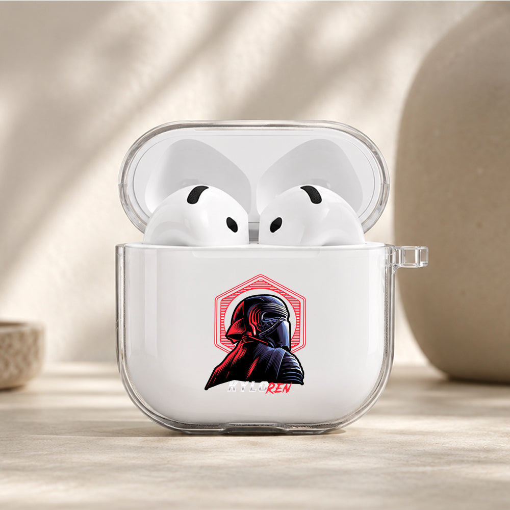 Star Wars Kylo Ren Protective Apple Airpods 4 Clear Case - Durable Clear Protection