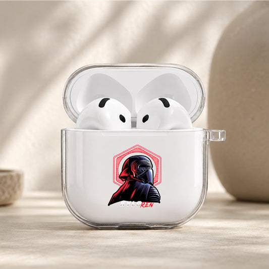 Star Wars Kylo Ren Protective Apple Airpods 4 Clear Case - Durable Clear Protection