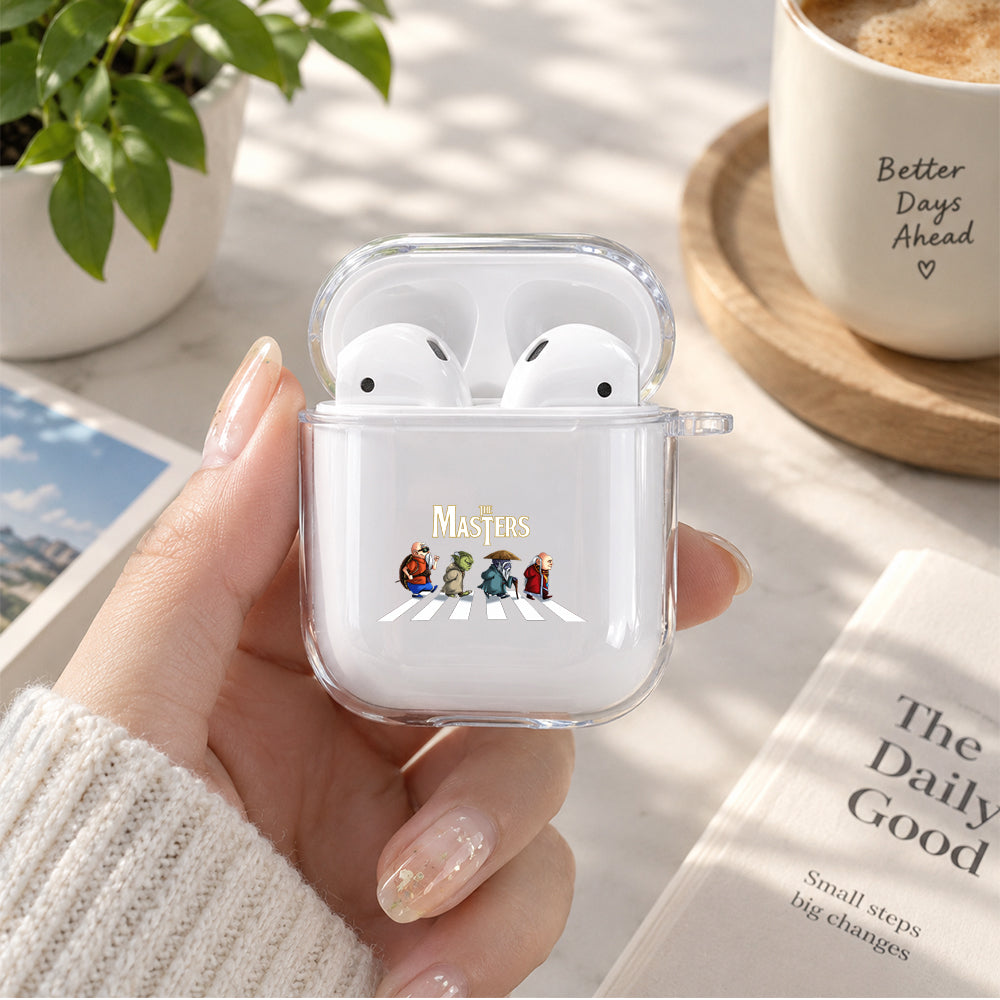 The Masters Protective Clear Case Cover For Apple Airpods | Soft Silicone AirPods 1 / 2 Case | Protective Cover