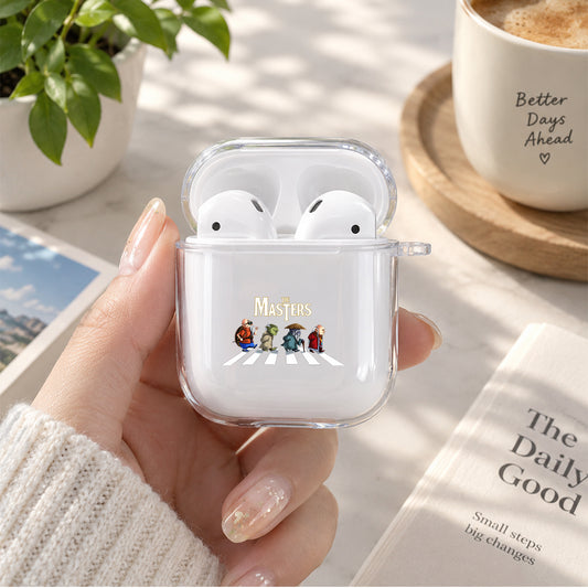 The Masters Protective Clear Case Cover For Apple Airpods | Soft Silicone AirPods 1 / 2 Case | Protective Cover