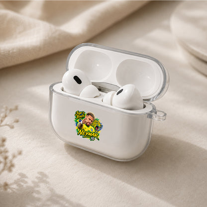 Neymar King of Joga Bonito Protective Apple AirPods Pro 3 Clear Case | Shockproof Cover