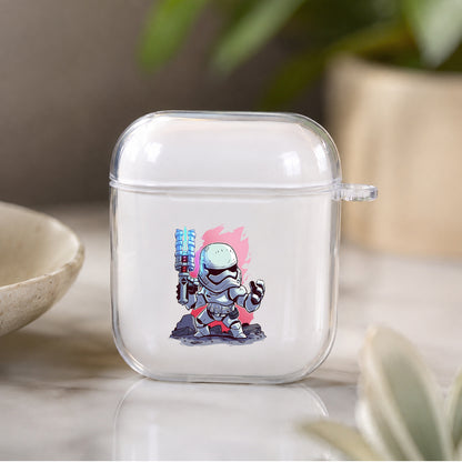 Stormtrooper Star War Cartoon Protective Clear Case Cover For Apple Airpods | Soft Silicone AirPods 1 / 2 Case | Protective Cover