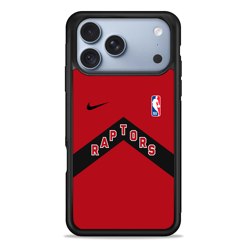 NBA Toronto Raptors Red Nike iPhone 18 Pro Case - iPhone 18 Pro Silicone Case