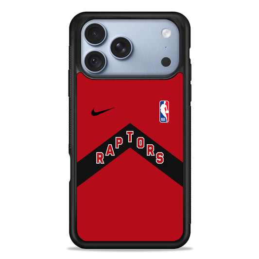 NBA Toronto Raptors Red Nike iPhone 18 Pro Case - iPhone 18 Pro Silicone Case