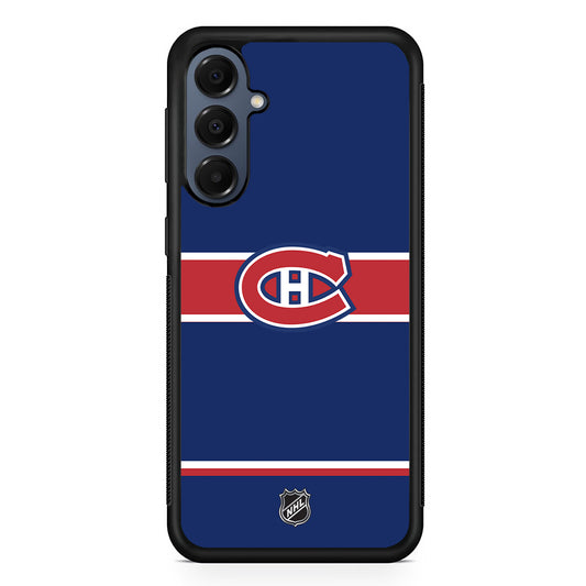 NHL Montréal Canadiens Navy Samsung Galaxy A16 Case | Slim Protective Cover for Samsung Galaxy A16