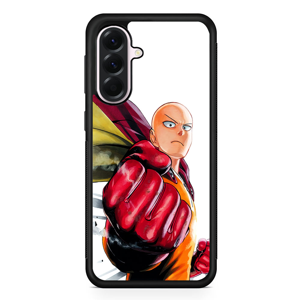 OPM Saitama Strong Punch Samsung Galaxy A56 Case | Samsung Galaxy A56 Protective Rubber Case