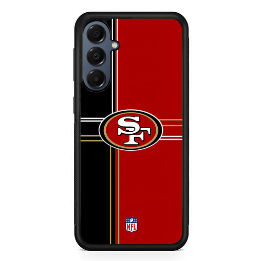 NFL San Francisco 49ers Red Black Samsung Galaxy A16 Case | Slim Protective Cover for Samsung Galaxy A16