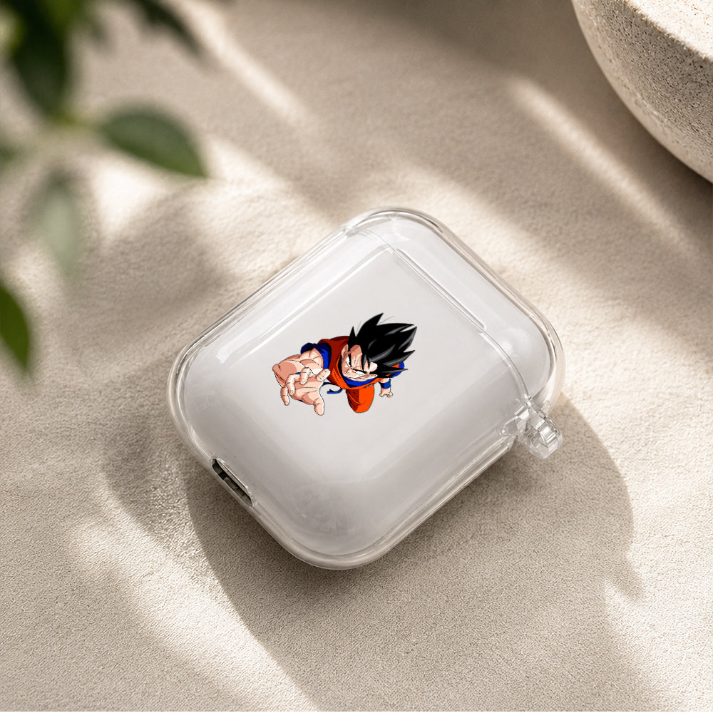 Dragon Ball Z Goku Protective Clear Case Cover For Apple Airpods | Soft Silicone AirPods 1 / 2 Case | Protective Cover