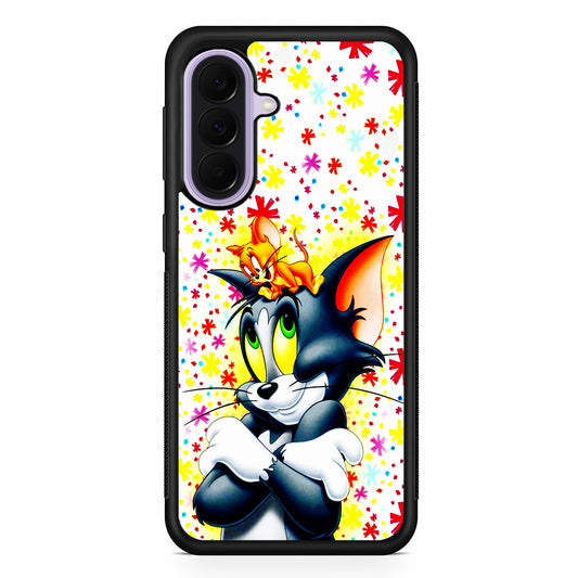 Tom and Jerry Motif Samsung Galaxy A37 Case | Samsung Galaxy A37 Rubber Protective Case