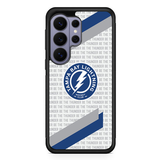 NHL Tampa Bay Lightning Pattern Samsung Galaxy S26 Ultra Case | Protective Rubber Cover