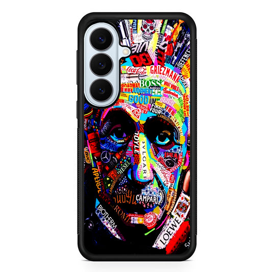 Albert Einstein Abstract Samsung Galaxy S26 Plus Case | Slim Protective Rubber Cover