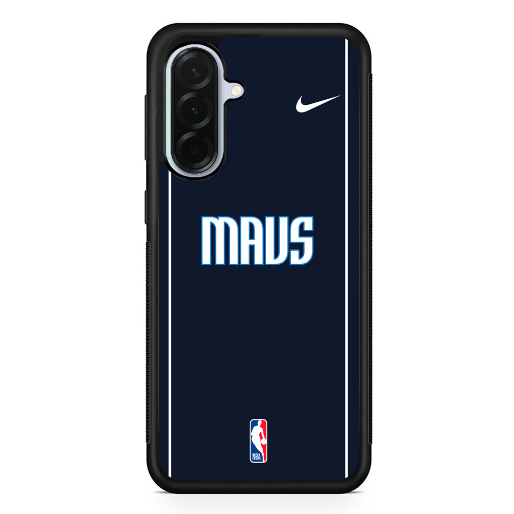NBA Dallas Mavericks Navy Nike Samsung Galaxy A36 Case | Durable Samsung Galaxy A36 Protective Case