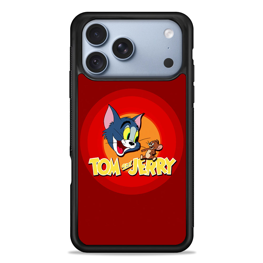 Tom and Jerry Red iPhone 18 Pro Case - iPhone 18 Pro Silicone Case