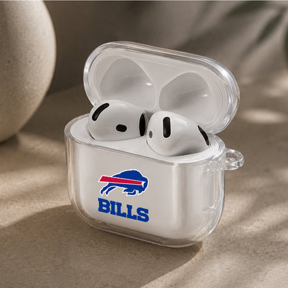 NFL Buffalo Bills Logo Protective Apple Airpods 4 Clear Case - Durable Clear Protection