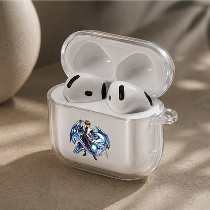 Yu-Gi-Oh Kaiba White Dragon Protective Apple Airpods 4 Clear Case - Durable Clear Protection