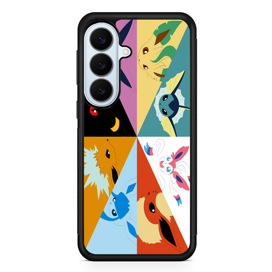 Pokemon Eevee Evolutions Samsung Galaxy S26 Plus Case | Slim Protective Rubber Cover