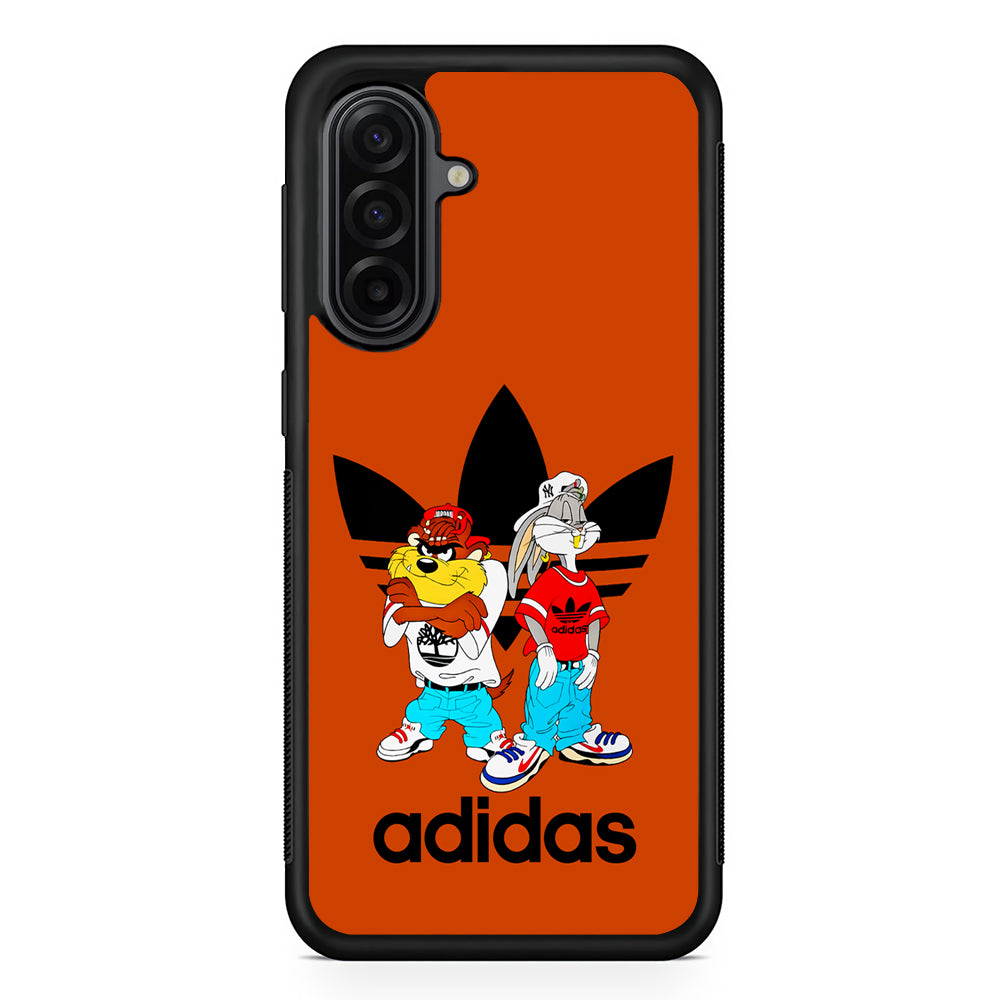 Adidas Taz And Bugs Samsung Galaxy A17 Case | Durable Rubber Samsung Galaxy A17 Phone Case