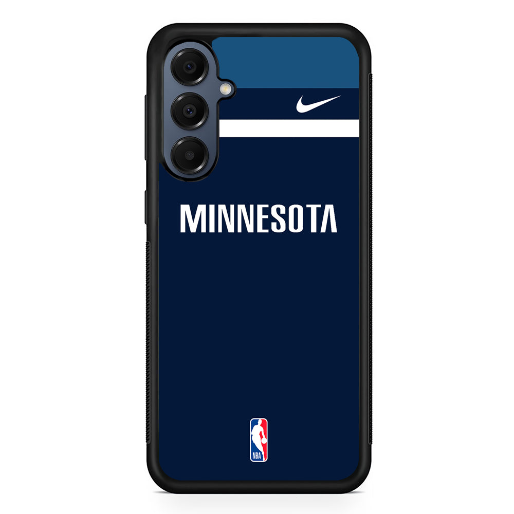 NBA Minnesota Timberwolves Navy Nike Samsung Galaxy A16 Case | Slim Protective Cover for Samsung Galaxy A16