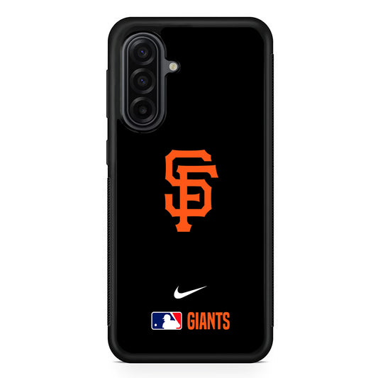 MLB San Francisco Giants Black Nike Samsung Galaxy A17 Case | Durable Rubber Samsung Galaxy A17 Phone Case