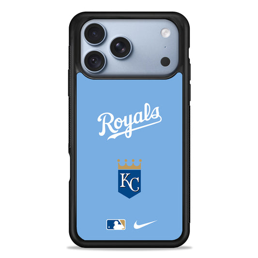 MLB Kansas City Royals Blue Nike iPhone 18 Pro Case - iPhone 18 Pro Silicone Case