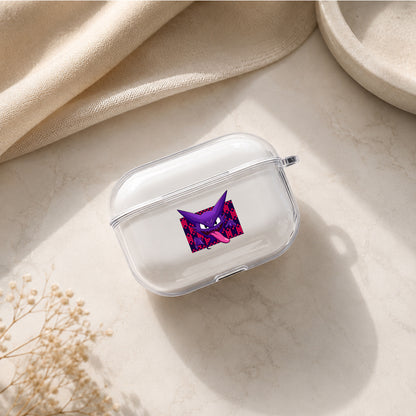 Pokemon Haunter Ghost Type Protective Apple AirPods Pro 3 Clear Case | Shockproof Cover