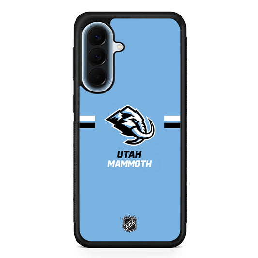 NHL Utah Mammoth Blue Samsung Galaxy A57 Case | Slim Samsung Galaxy A57 Protective Case