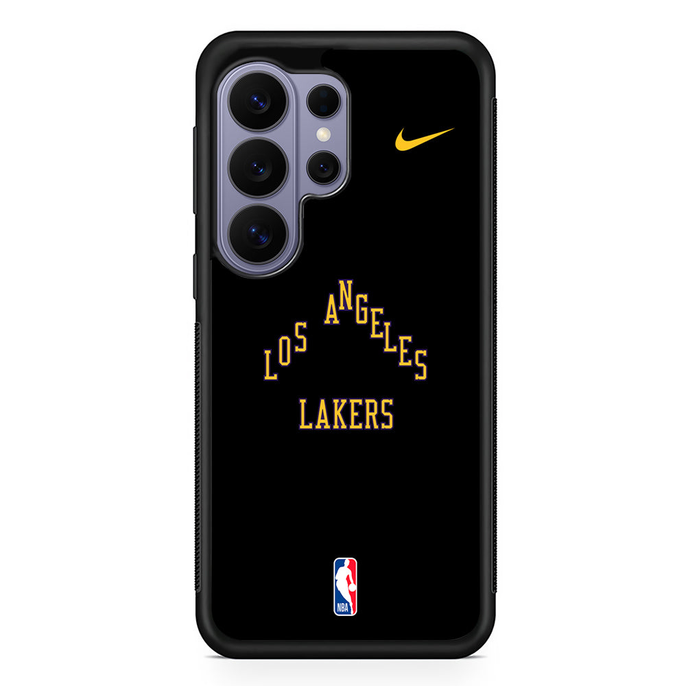 NBA Los Angeles Lakers Black Nike Samsung Galaxy S26 Ultra Case | Slim Durable Protective Cover