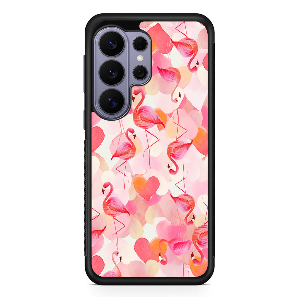 Beautiful Flamingo Art Samsung Galaxy S26 Ultra Case | Protective Rubber Cover
