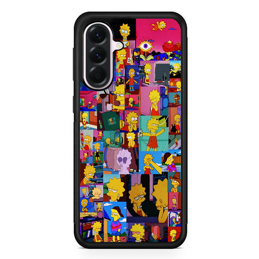 Lisa Simpson Aesthetic Samsung Galaxy A56 Case | Samsung Galaxy A56 Protective Rubber Case