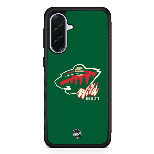 NHL Minnesota Wild Green Samsung Galaxy A36 Case | Durable Samsung Galaxy A36 Protective Case