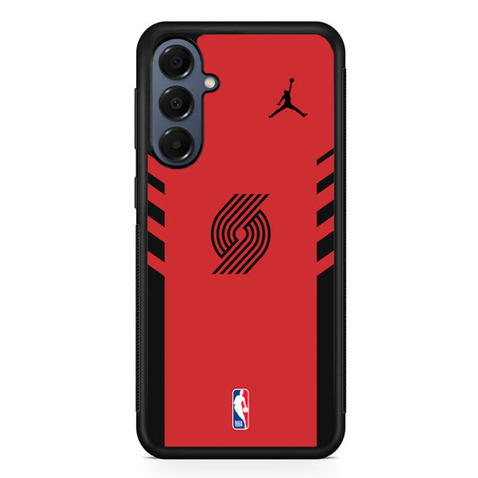 NBA Portland Trail Blazers Red Jordan Samsung Galaxy A16 Case | Slim Protective Cover for Samsung Galaxy A16
