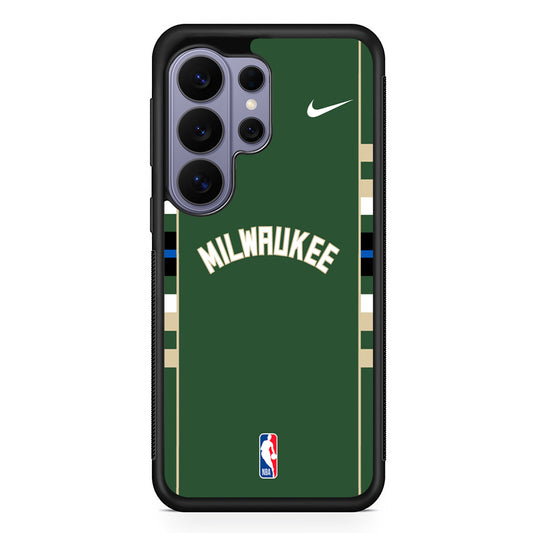 NBA Milwaukee Bucks Green Nike Samsung Galaxy S26 Ultra Case | Slim Durable Protective Cover