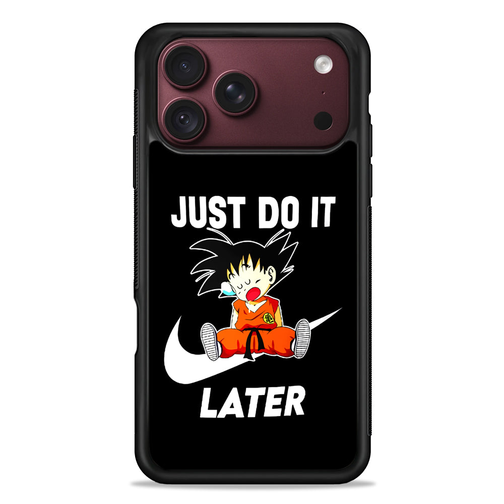 Nike Goku Asleep iPhone 18 Pro Max Case – Slim Silicone Protective Cover