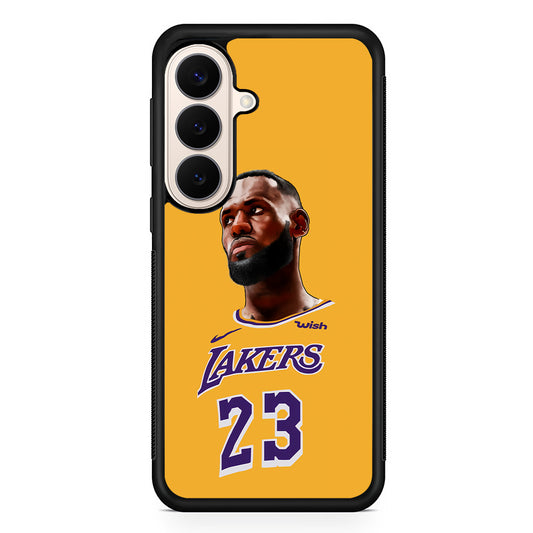 Lebron James Lakers Samsung Galaxy S26 Case | Durable Protective Rubber Cover