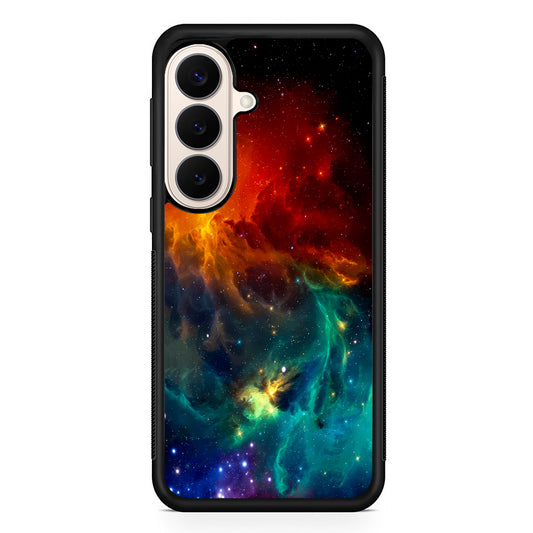 Beautiful Space Colorful 001 Samsung Galaxy S26 Case | Durable Protective Rubber Cover