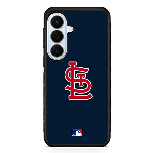 MLB St Louis Cardinals Blue Logo Samsung Galaxy S26 Plus Case | Slim Protective Rubber Cover